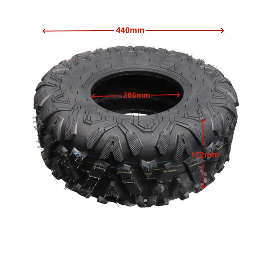 8-дюймовые бескамерные шины - Передняя 19x7-8 Задняя 18X9.50-8 Шины для карта, квадроцикла, UTV, питбайка, квадроцикла, багги, дорожные шины