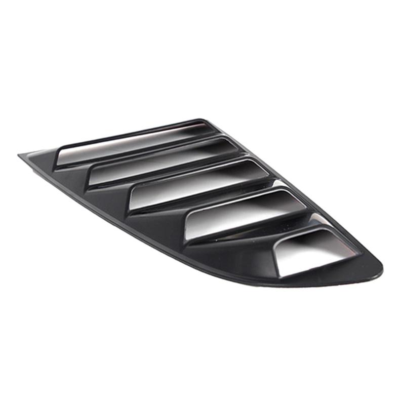 Rear Side Window Louvers Sun Shade Cover for Mustang 2015-2021