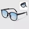 New Folding Sunglasses Female Pocket Air Cushion Sunglasses UV Protection Trendy Men's Driving Sunglasses Sun Glasses