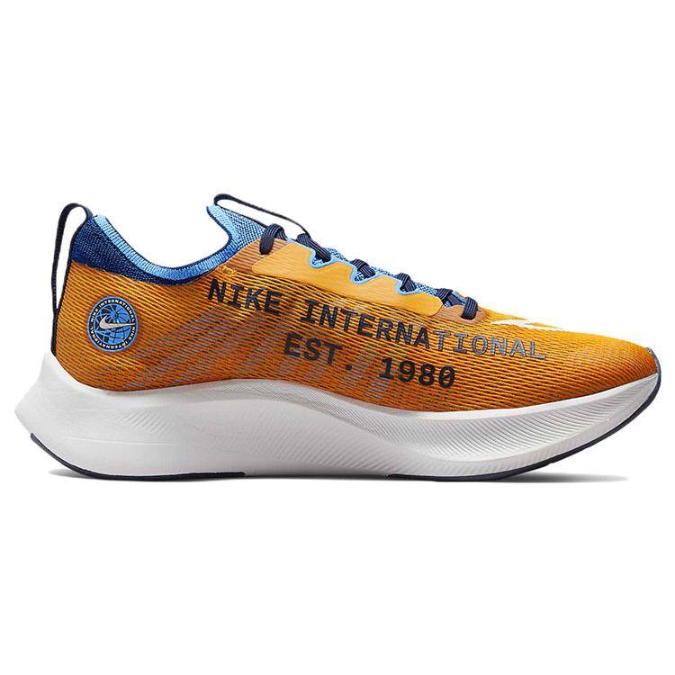 Nike Zoom Fly 4 Premium Light Curry Мужские кроссовки Оранжевый Темно-Обсидиановый Саммит-Белый DO9583-700