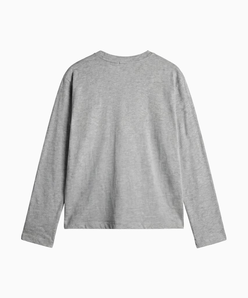 SAINTPAIN Sp Fortune Heavyweight Crop Long Sleeve Melange Grey