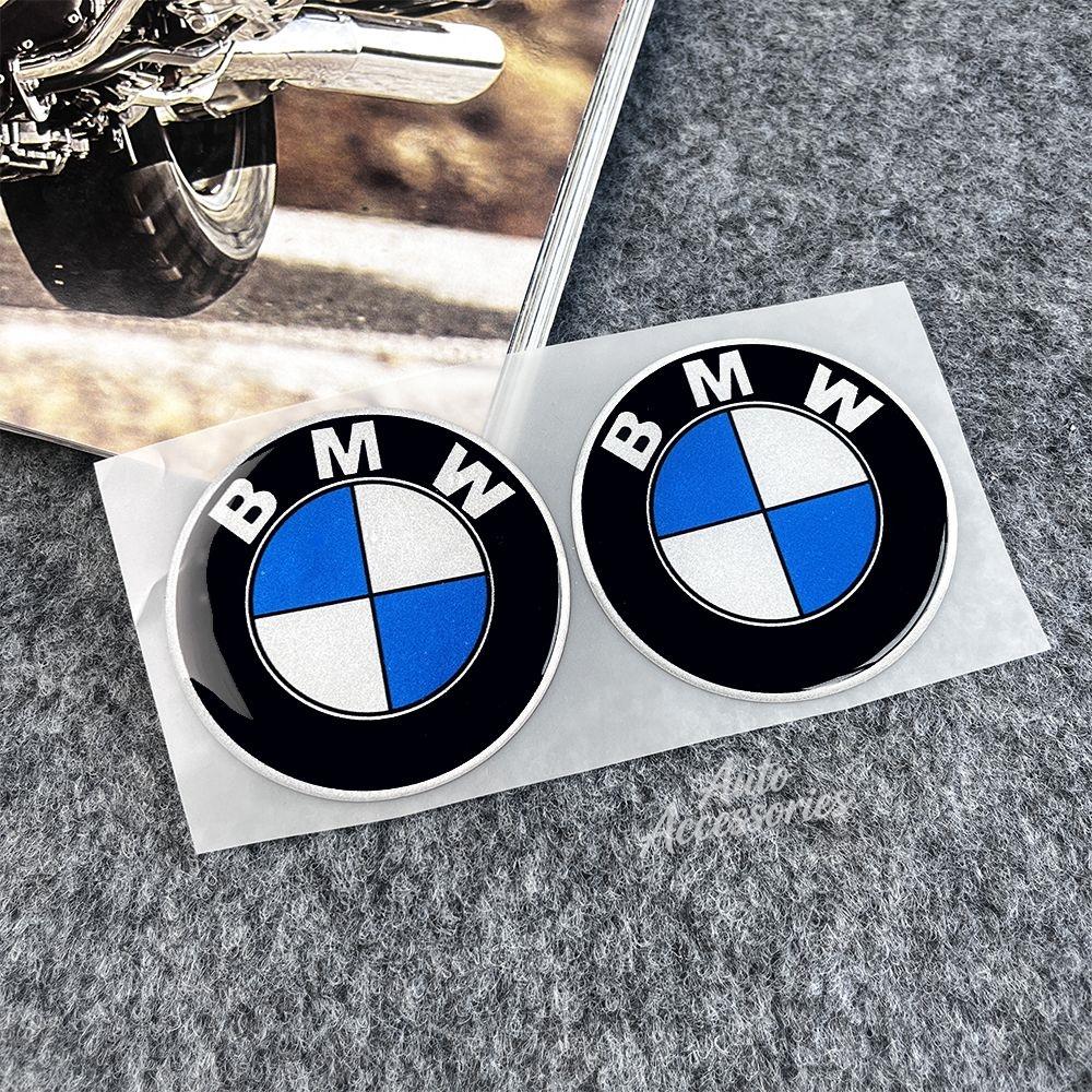 2pcs Car Badge 3D Stickers Soft Adhesive Multi-size Optional Motorcycle Waterproof Decals For BMW 50th Anniversary X1 X3 X5 X7 ydbn48