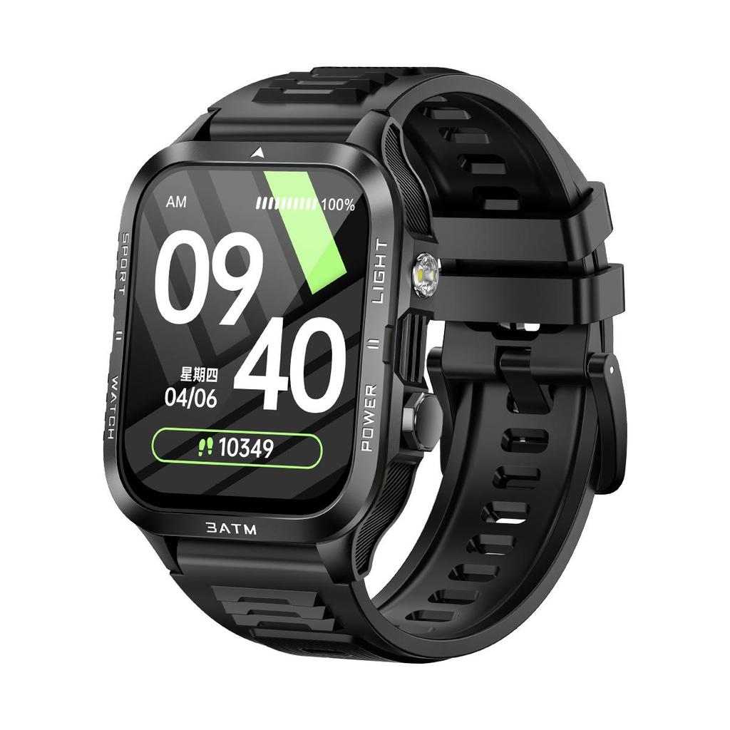 Умные часы, QTLLBT, спортивные часы на открытом воздухе, поддержка беспроводных звонков, удаленная съемка фотографий и управление музыкой, отслеживание более 100 спортивных режимов, мужской подарок