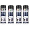 Aerosol Paint - High Temperature - Matt Black - 800°C - Pack of 4 - 400 Ml Per Can