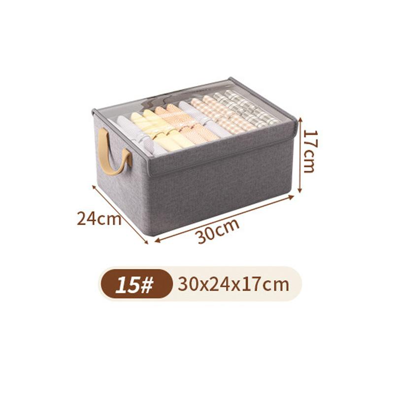 Складной органайзер для одежды, складная корзина для хранения одежды с крышкой, металлический каркас, ящик для хранения нижнего белья, органайзер для гардероба