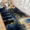 Мультяшные Коврики для Комнаты N-Ninjago Противоскользящие Впитывающие Воду Длинные Подушки Коврик для Спальни Бытовые Ковры