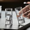 Гравированный Хрустальный Стакан-Пуля с Алмазной Гранью - Резной Стопка для Виски, Импортного Вина и Белого Вина Домашняя Посуда