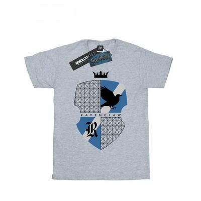 Женская/дамская футболка бойфренда Ravenclaw Shield из хлопка