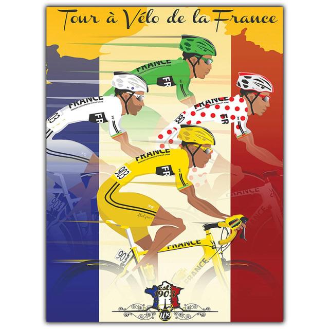 Solid Wood Frame Biker Race Nordic Fashion Art Poster Picture Color Canvas Painting Print Art Wall Decortion Mural Modern Home Room Decor Gift