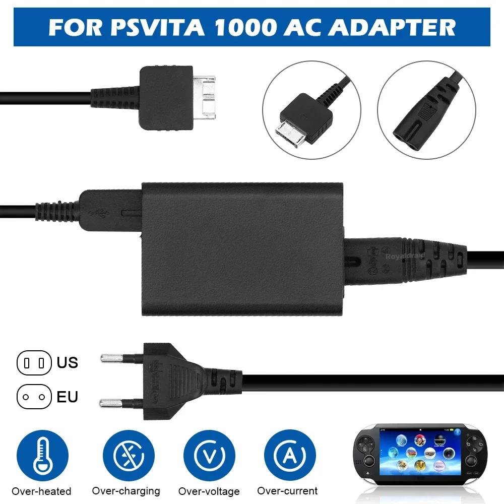 Зарядное устройство для дома от сети 5 В, адаптер переменного тока, USB-кабель для зарядки для аксессуара игровой консоли Psvita PS Vita PSV 1000, штекер EU US