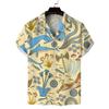 Summer New 2026 Casual Personality Trendy Men's Short Sleeve Shirt