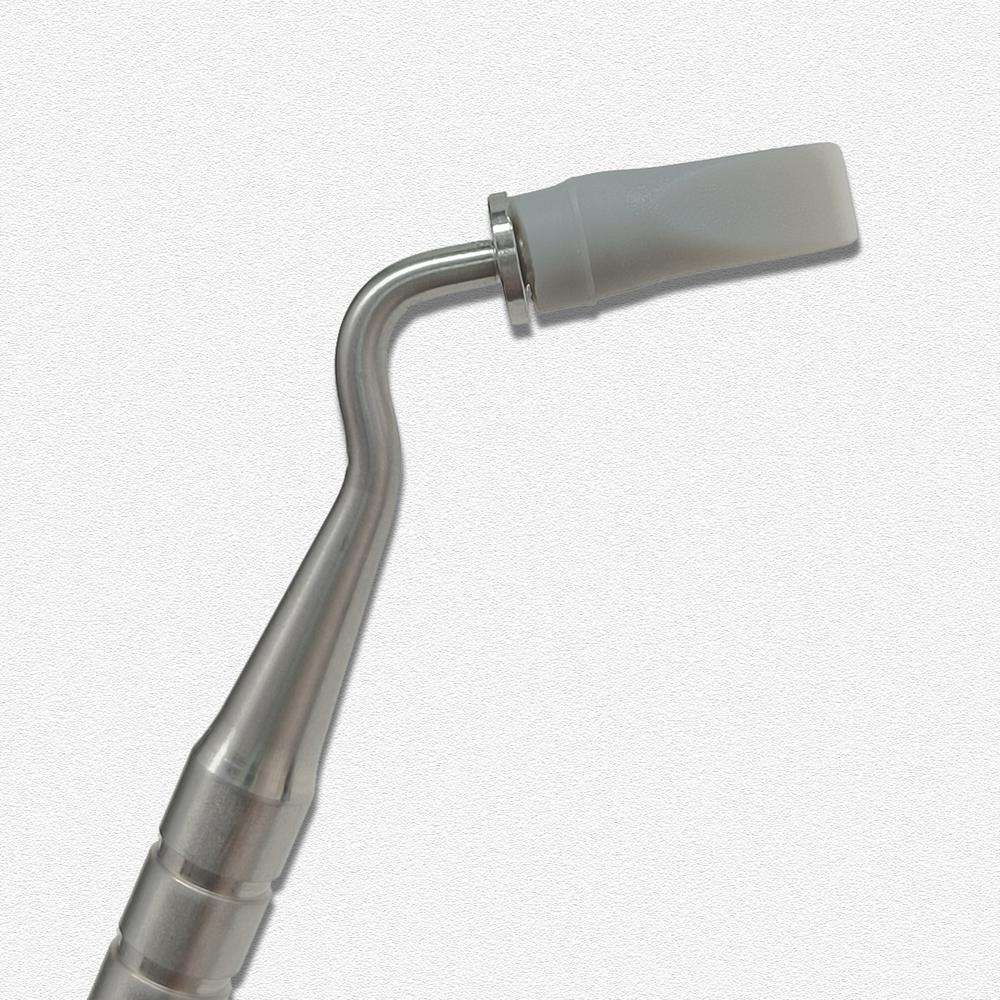 1 набор Зубные кисти из смолы Ручки Ручка из нержавеющей стали Формирующая Силиконовая Мягкая Головка Инструменты для адгезии Для Фарфоровых Зубов Композитный Цемент