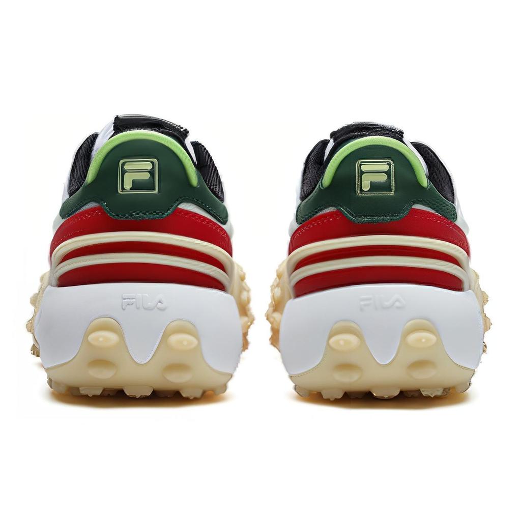 Fila Gara Ткань TPU Верхний слой Кожа коровьей шкуры Сетка Удобные Универсальные Низкие Повседневные Кроссовки Женские кроссовки Ванильное мороженое F12W213111FWV