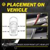 Car Inner Door Left Side Pull Handle Armrest For Toyota Highlander Plus/SE/Sport