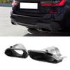 Exhaust Muffler Tips Set End Pipe Trim Replacement for 3 Series  0  1 M Sport M340 2019‑2021