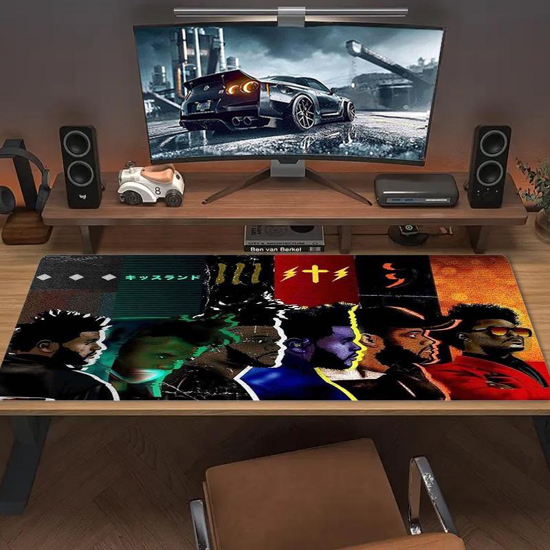 Коврик для мыши Weekend Poster Color Большой коврик для игровой поверхности Нескользящий коврик для ноутбука и планшета XXL Коврик для мини-ПК с заблокированным краем