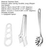 Yousheng Pasta Scoop Food Grade Heat-Resistant Stainless Steel Noodle Tongs Pasta Spoon Spaghetti Server Colander Kitchen Supplies