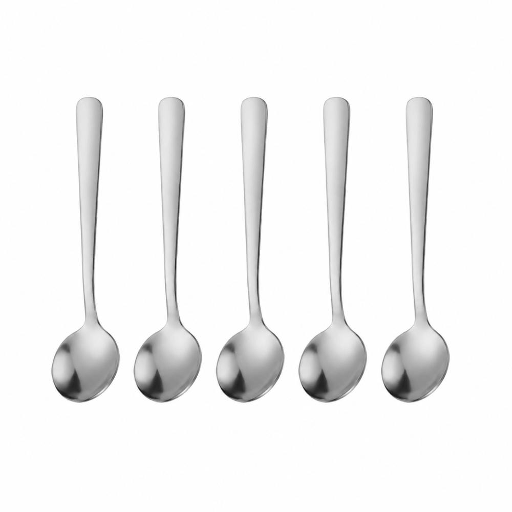 5PCS Durable Tiny Spoons Compact Seasoning Spoon Pretty Condiment Spoons Condiment Serving