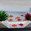 Fish Hideout Tunnel Under Gravel Viewing Cave with Steps Fish Shelter Resting Cave for Aquariums Freshwater Saltwater Fish Tanks