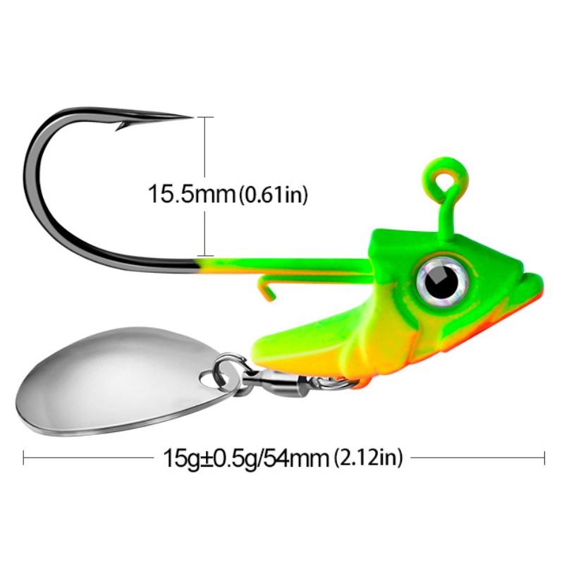 Proberos Jig018 Рыболовная приманка с джиг-головкой и мягкой рыбой Вес 7 г 10 г 15 г Идеально подходит для донной рыбалки в Северной Америке