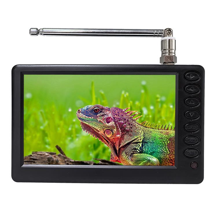 5-Inch Portable Ultra-Thin LCD TV for Home and Car Use