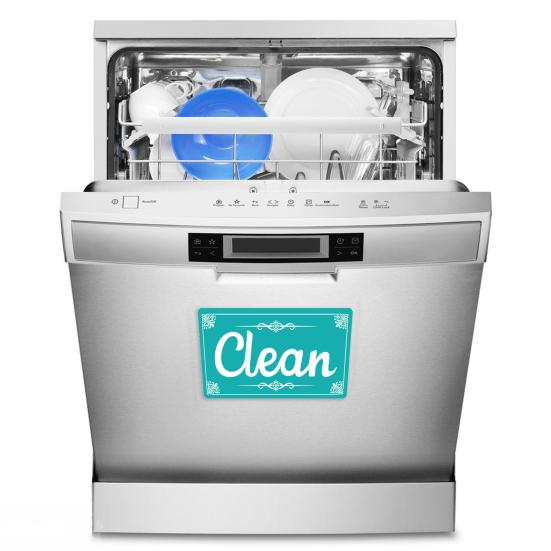 Грязный чистый магнит для посудомоечной машины двухсторонний двусторонний большой прямоугольник с буквами аксессуары для холодильника стиральной машины микроволновой печи кухонные гаджеты