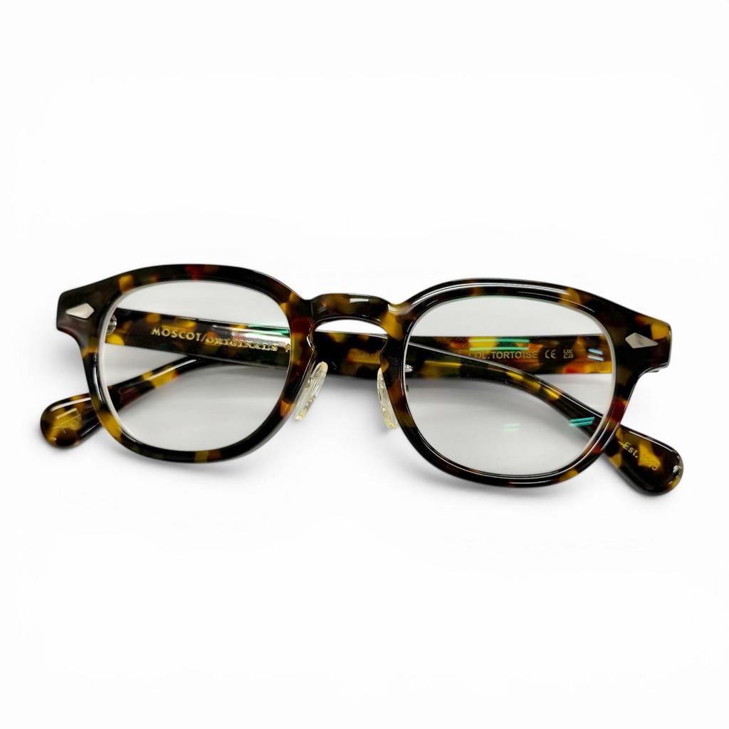 Excellent MOSCOT Glasses LEMTOSH Wellington Tortoiseshell Pattern Havana mens Used