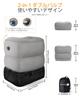Sunany Airplane Comfortable Airplane Foot Pillow with Three Height 150kg Weight Car Car No Tools Required Eye and Storage Footrest, Adjustments,
