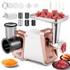 Мясорубка Huanyu 350 Вт с 3 овощами, мясным фаршем, колбасой, мисо, кишками, для домашнего коммерческого использования, легко моется, измельчает, нарезает ломтиками,