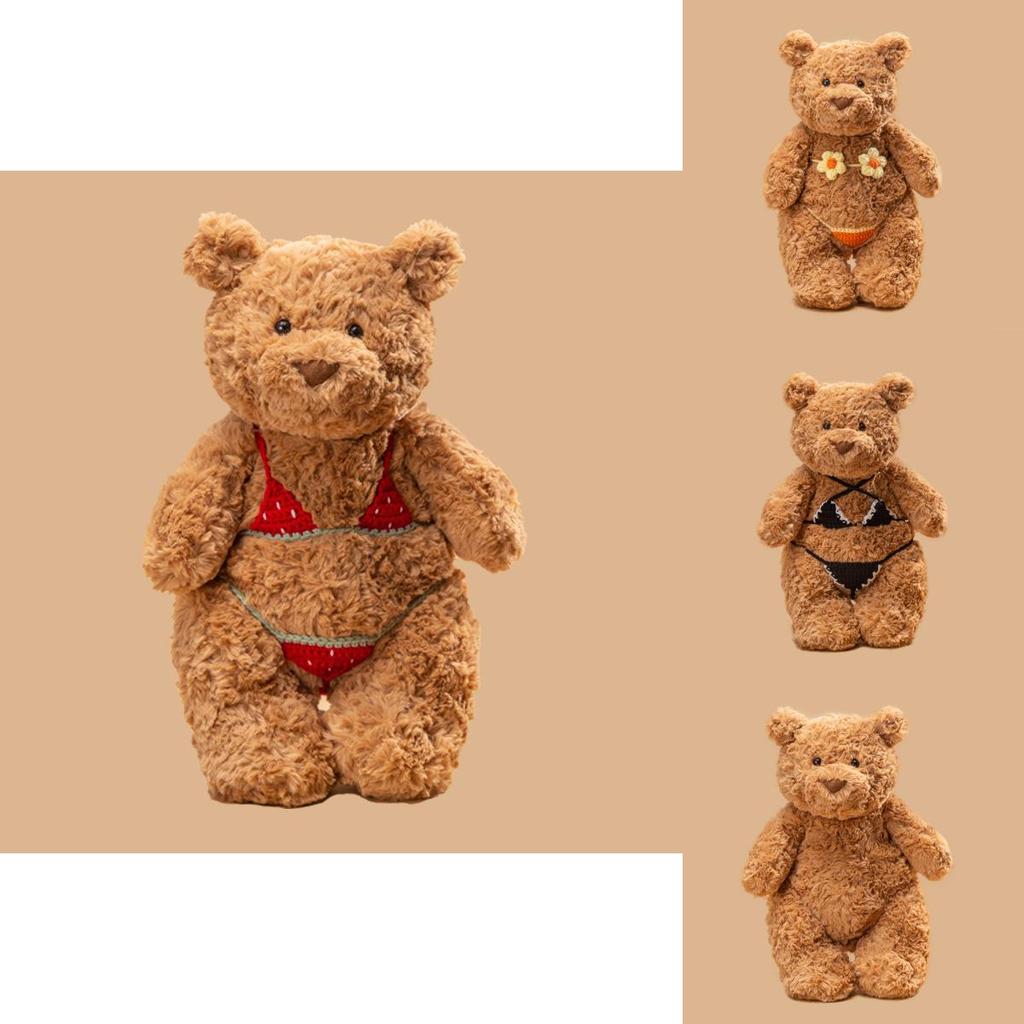 Plush Teddy Bear Doll With Bikinis For Kids And Teens Gift Toy Collection
