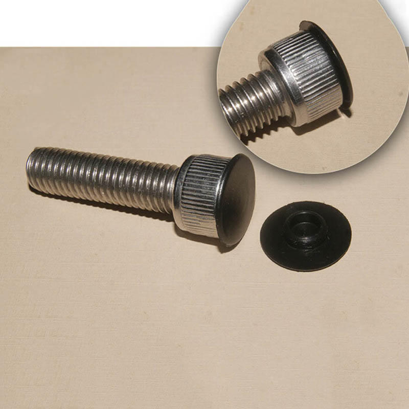 100 шт. черный шестигранный болт с шестигранной головкой, гайка, шестигранная головка, защитная крышка