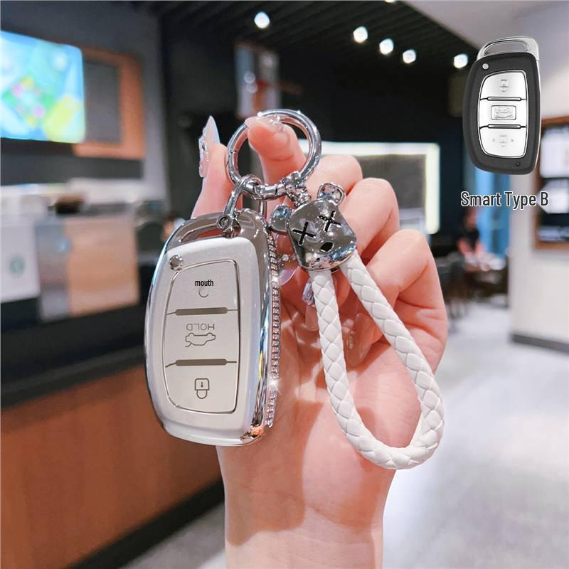 Подходящий чехол для ключей для Beijing Hyundai Elantra, ix35, Langdong, Mingtu, ix25, Yue Dong, Rena с универсальной пряжкой