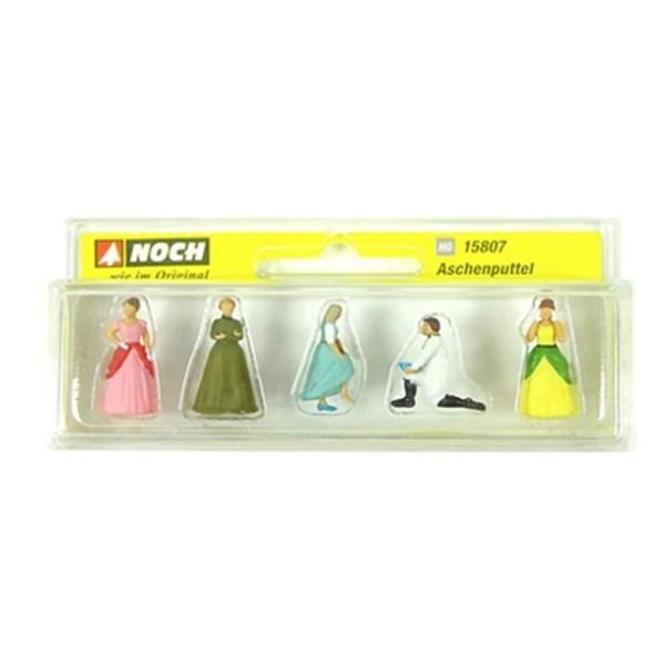 Noh Leprika Cinderella Miniature Figures Set 1:87 NOCH158072 Korean Toy