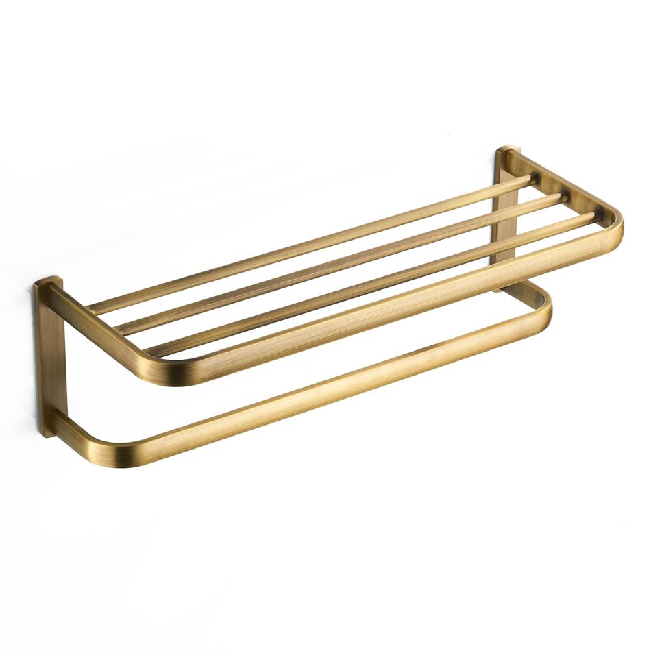 Комплект бронзовых аксессуаров для ванной комнаты, старинная латунная полка для полотенец, держатель для унитаза, корзина для рулонов бумаги, кольцо для полотенец, крючки для одежды