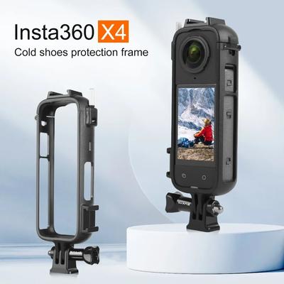 Для Insta360 X4 X3 Защитный корпус для камеры Рамка Чехол Для Insta 360 X4 Защита от падений Рамка для экшн-камеры Крепление для камеры Аксессуары