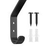 Wall Hook Hat Hanger Strong Load-bearing Rust-Resistant Simple Installation Arc Shaped Design Versatile Use Coat Hook