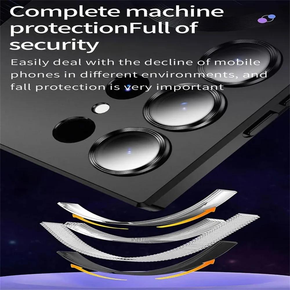Для Magsafe Магнитный Беспроводной Зарядный Чехол для Samsung Galaxy S26 S25 S24 S23 S22 S23FE S26Edge Ultra Plus ТПУ Мягкая Задняя Крышка