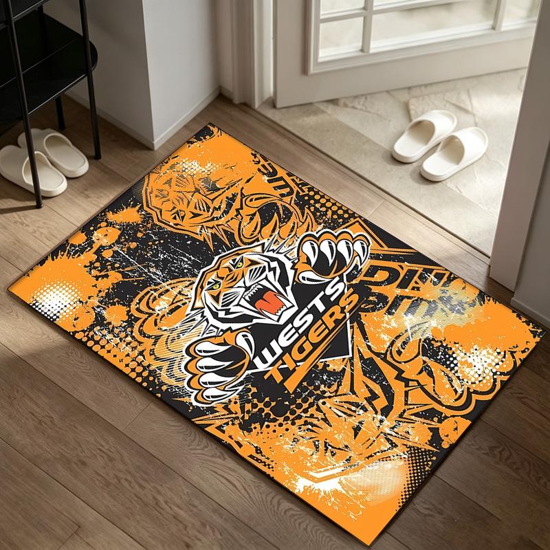 Wests Tiger A rug suitable for office chair areas living rooms and computer desks perfect for home offices and an ideal holiday gift