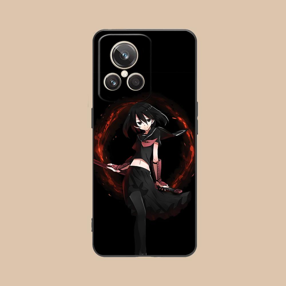 Akame Kurome Matte TPU Mobile Phone Case for Realme GT 8 Neo Pro C75 73 71 C67 65 C55 53 C35 31 C20 15 Colorful Cover