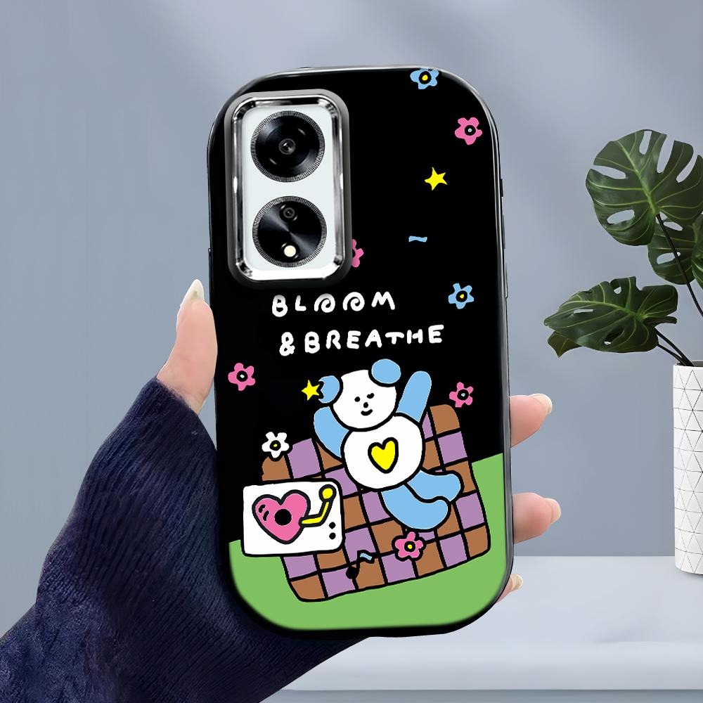 Solid Color Silver Edge Lens Soft Liquid Silicone Shockproof Phone Case for iPhone Samsung Huawei Honor Xiaomi Redmi OPPO Realme Vivo Infinix Tecno