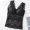 Fashion Mesh Lace Women Crop Tops Vest Push Up Women's Corset Bustier Bra V-Neck Camisole Tank Tops