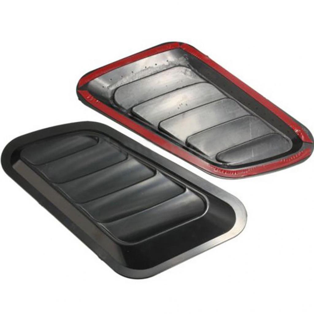 1 пара автомобильных декоративных воздухозаборников, совок, турбокапот, вентиляционная крышка, капот, крыло