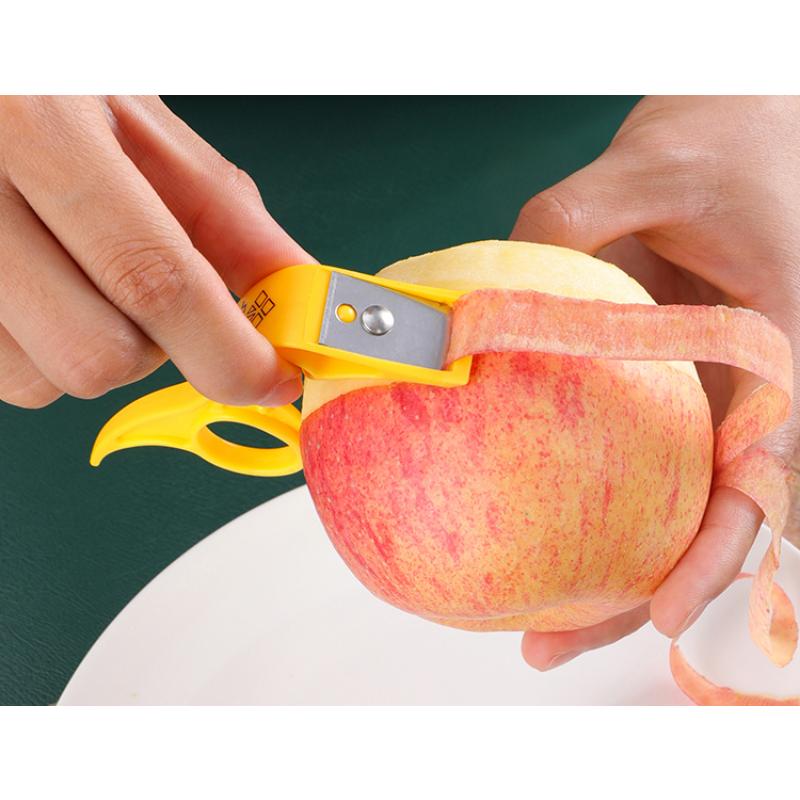Овощечистка для фруктов, яблока, киви, апельсина, овощечистка из нержавеющей стали, портативная ручная машина для очистки картофеля, кухонные инструменты