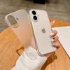 PC Half Pack Case For iPhone 16 15 14 13 Pro Max Plus Mini Half-Wrapped Matte Clear Back Cover Shockproof Frosted Colorful Shell