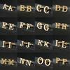 Men's French Shirt Shirt Cuff Links 26 Letters A-Z Cufflinks Gold Color For Men Gift High Quality