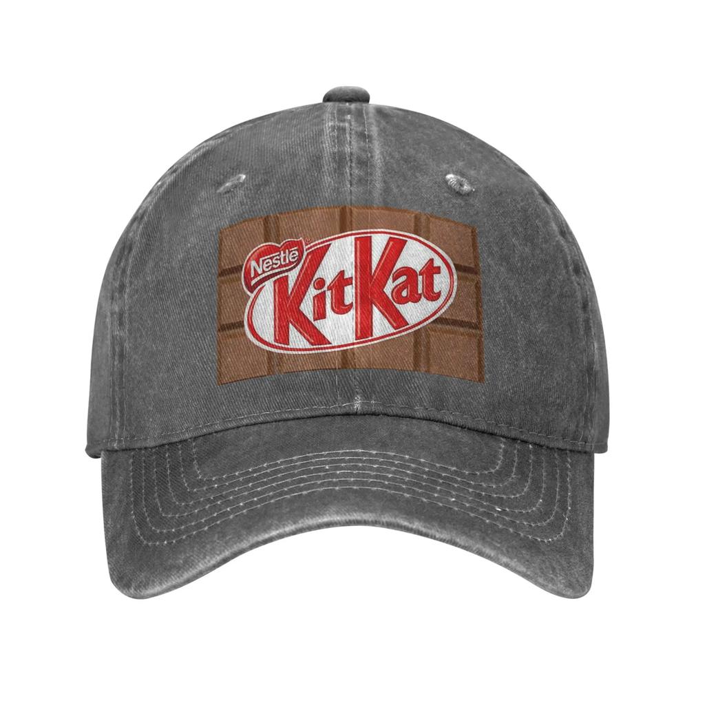 Шоколадный батончик Kit Kat Джинсовая ткань Кепка Повседневные Бейсболки Регулируемая Кепка Летние Унисекс Бейсболки