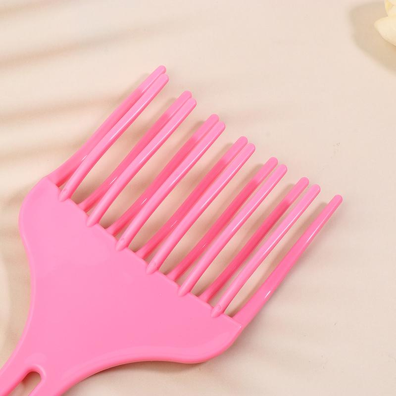 1 шт. вставная расческа для волос в стиле афро, широкая расческа, вилка для волос, щетка для мужчин, масляная головка для волос, пластиковая зубчатая расческа, вьющиеся афро-парикмахерские инструменты