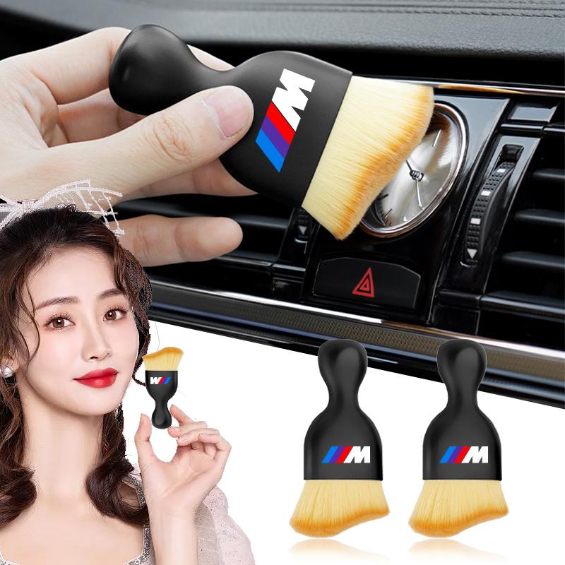 1/2pcs Car Crevice Dust Removal Artifact Brush Cleaning Brush Too For BMW M E34 E36 E60 E90 E46 E39 E70 F10 F20 F30 X5 X6 X1 M3 M5 M6 E71 F01 F02 F87