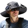 Big Rim Solar Fan Hat Wide Brim Fishing Hat New Bucket Hat  Outdoor