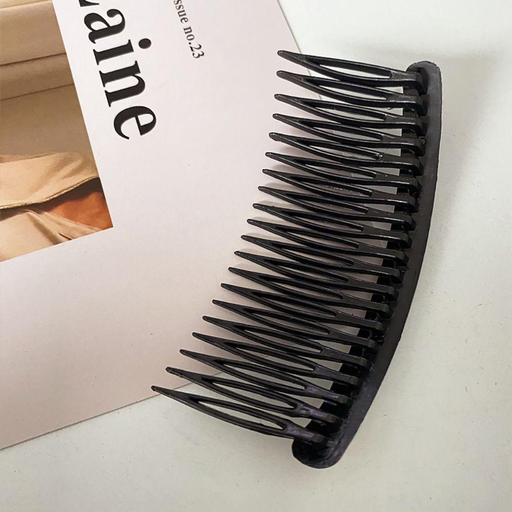 Teeth Fixed Combs Leather Invisible Extra Hair Holder Sweet Inserted Comb Children
